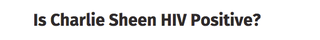 Illustration for article titled Charlie Sheen Just Announced He Is HIV-Positive, Was Diagnosed Four Years Ago